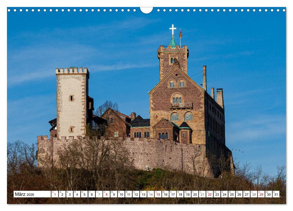 Weitere Ansicht: Historische Wartburg (Wandkalender 2026 DIN A3 quer), CALVENDO Monatskalender | Calvendo, Roland Brack