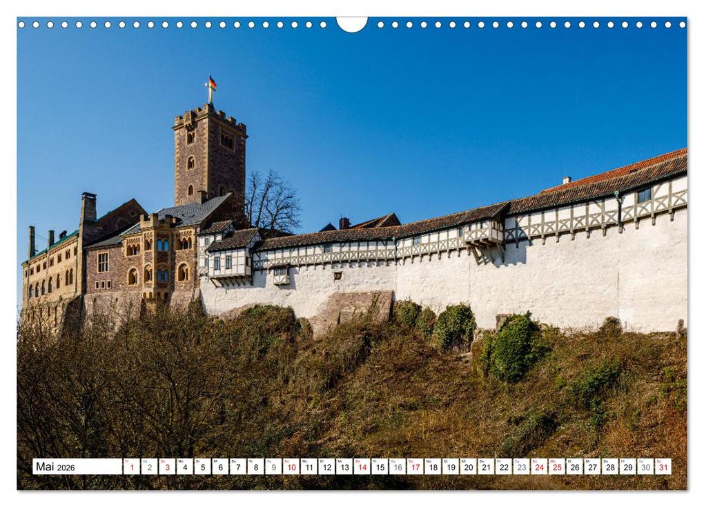 Weitere Ansicht: Historische Wartburg (Wandkalender 2026 DIN A3 quer), CALVENDO Monatskalender | Calvendo, Roland Brack
