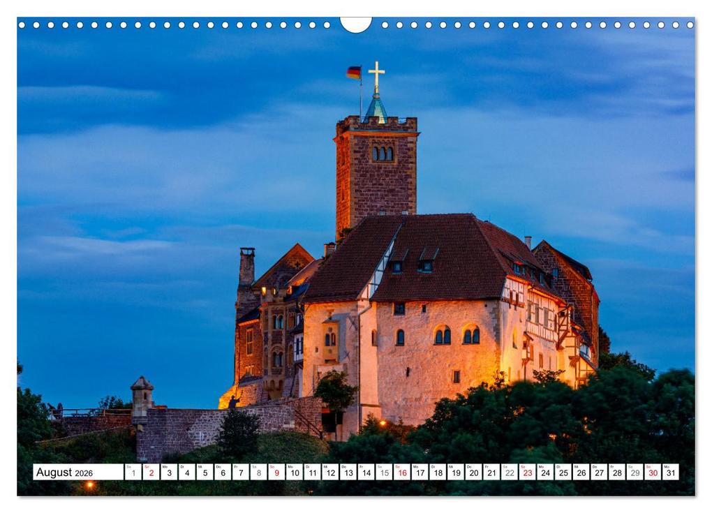 Weitere Ansicht: Historische Wartburg (Wandkalender 2026 DIN A3 quer), CALVENDO Monatskalender | Calvendo, Roland Brack