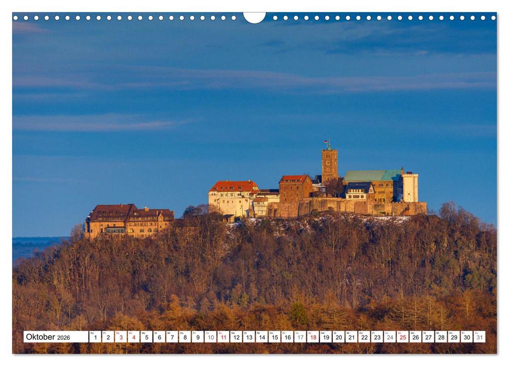 Weitere Ansicht: Historische Wartburg (Wandkalender 2026 DIN A3 quer), CALVENDO Monatskalender | Calvendo, Roland Brack