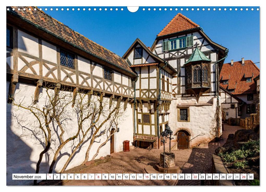 Weitere Ansicht: Historische Wartburg (Wandkalender 2026 DIN A3 quer), CALVENDO Monatskalender | Calvendo, Roland Brack