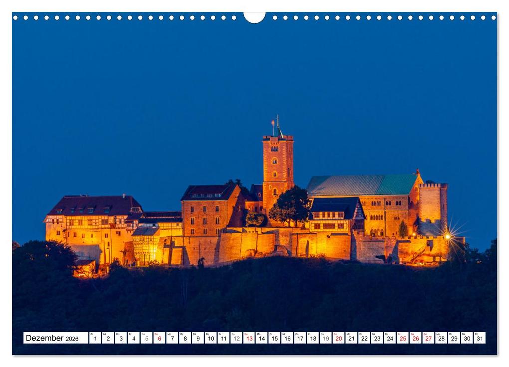Weitere Ansicht: Historische Wartburg (Wandkalender 2026 DIN A3 quer), CALVENDO Monatskalender | Calvendo, Roland Brack