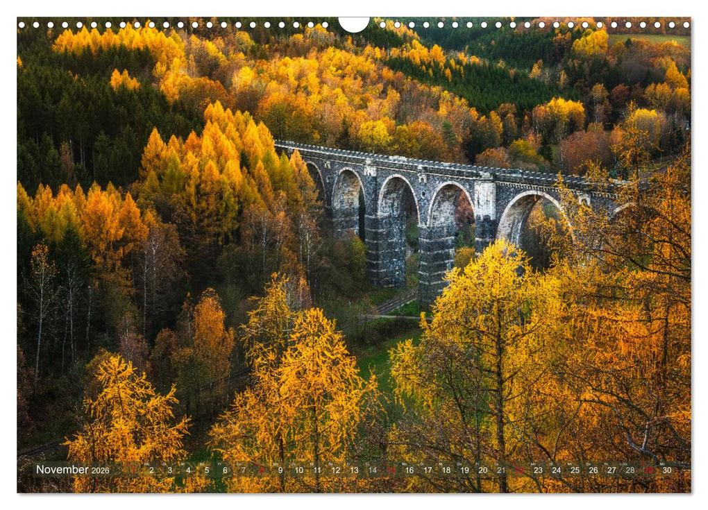 Weitere Ansicht: Stimmungsvolle Landschaften in Sachsen 2026 (Wandkalender 2026 DIN A3 quer), CALVENDO Monatskalender | Calvendo, Daniela Beyer (Moqui)