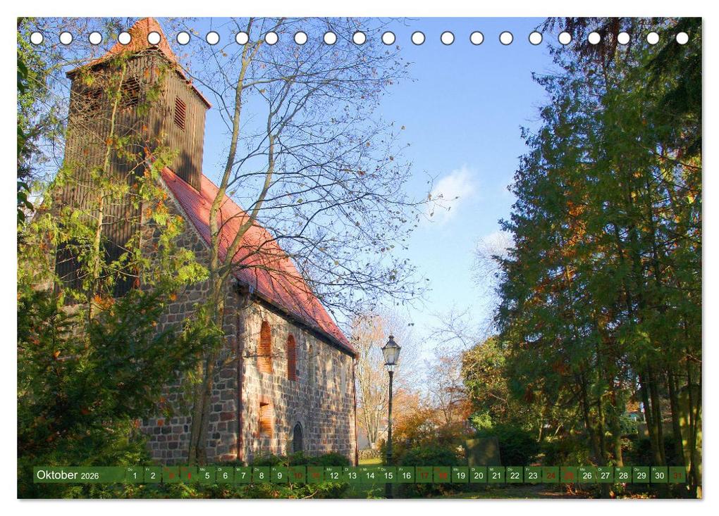 Weitere Ansicht: Brandenburg - schöne Ausflugsziele südlich von Berlin (Tischkalender 2026 DIN A5 quer), CALVENDO Monatskalender | Calvendo, Gisela Kruse