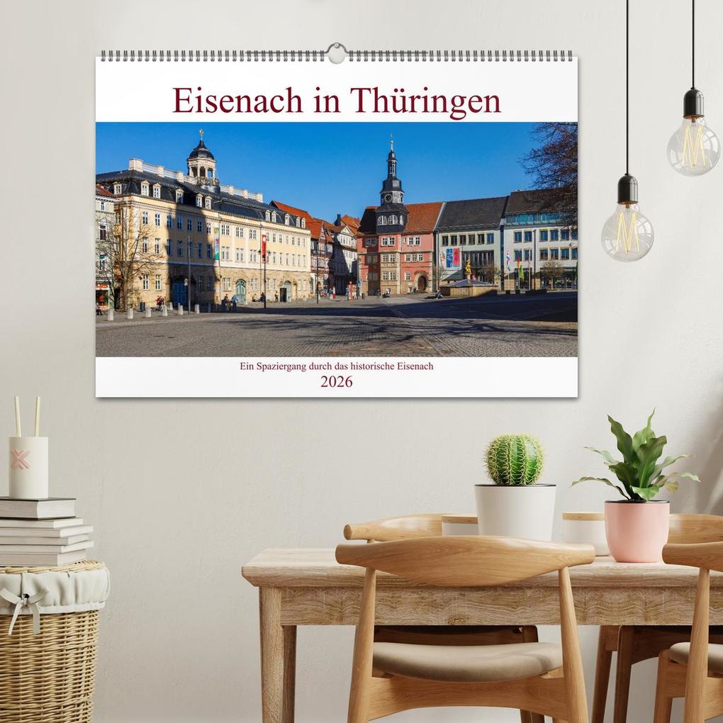 Weitere Ansicht: Eisenach in Thüringen (Wandkalender 2026 DIN A2 quer), CALVENDO Monatskalender | Calvendo, Roland Brack