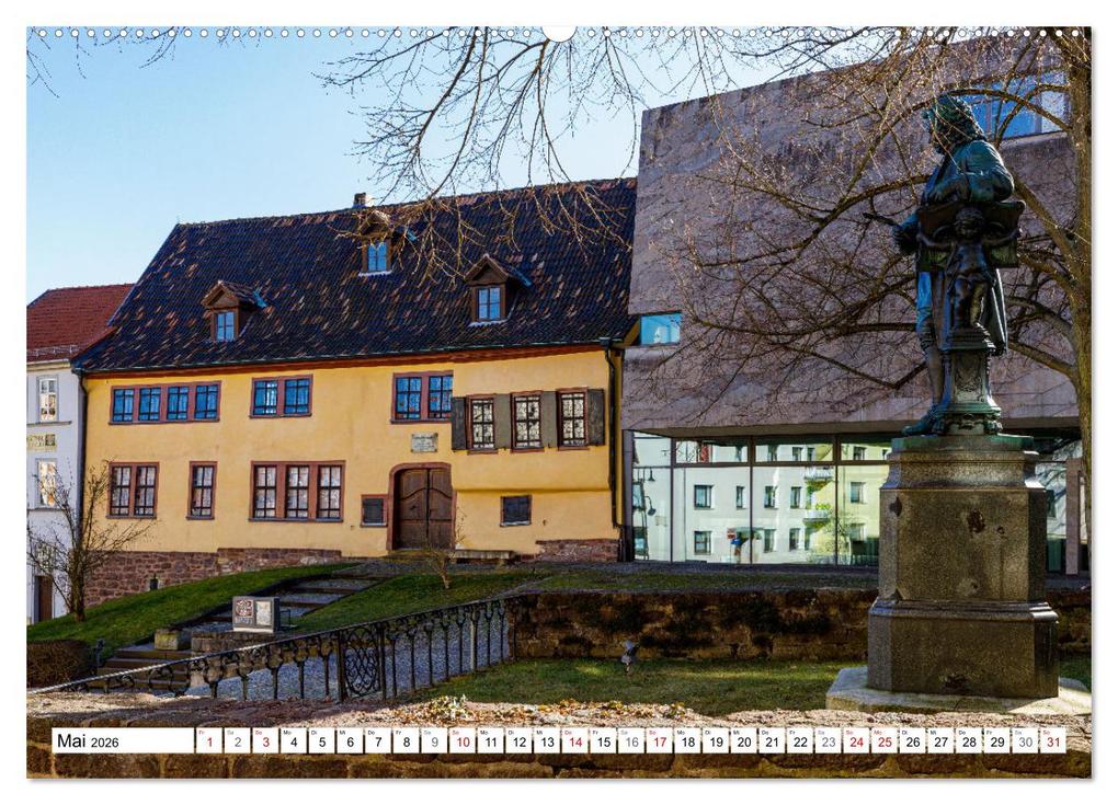 Weitere Ansicht: Eisenach in Thüringen (Wandkalender 2026 DIN A2 quer), CALVENDO Monatskalender | Calvendo, Roland Brack