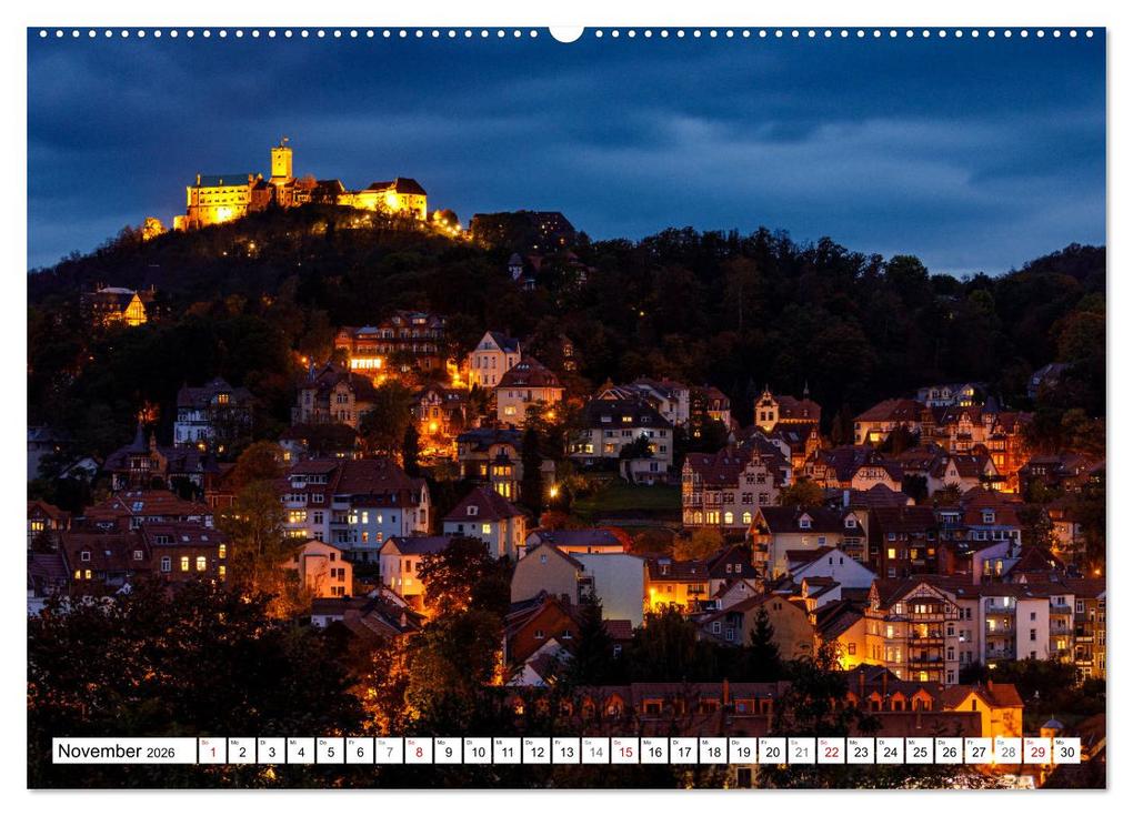 Weitere Ansicht: Eisenach in Thüringen (Wandkalender 2026 DIN A2 quer), CALVENDO Monatskalender | Calvendo, Roland Brack