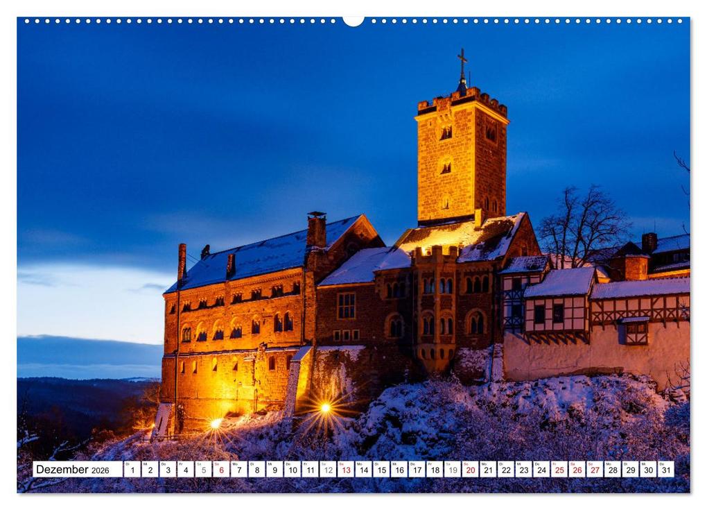 Weitere Ansicht: Eisenach in Thüringen (Wandkalender 2026 DIN A2 quer), CALVENDO Monatskalender | Calvendo, Roland Brack