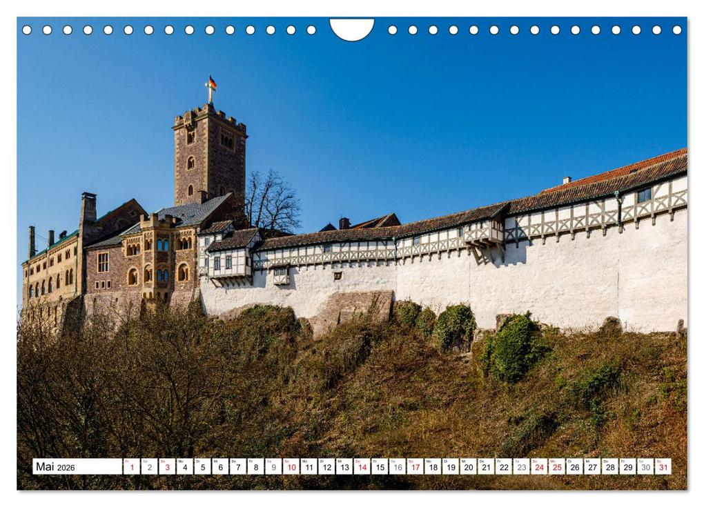 Weitere Ansicht: Historische Wartburg (Wandkalender 2026 DIN A4 quer), CALVENDO Monatskalender | Calvendo, Roland Brack