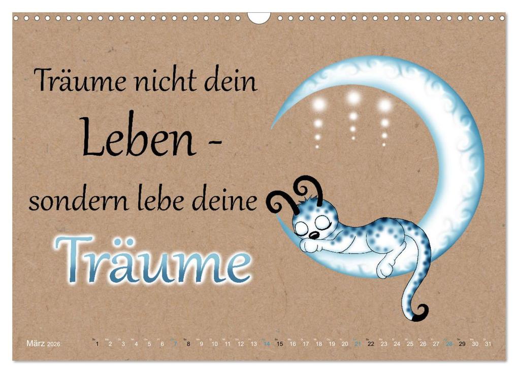 Weitere Ansicht: Motiviert durchs Leben (Wandkalender 2026 DIN A3 quer), CALVENDO Monatskalender | Calvendo, Pezi Creation / Petra Haberhauer