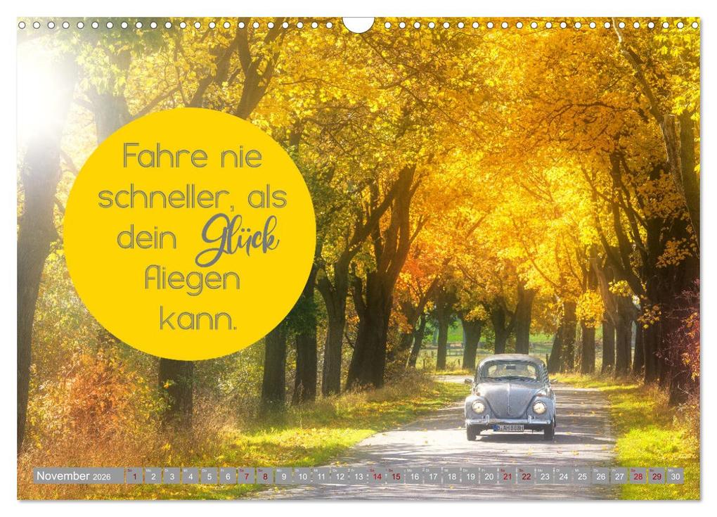 Weitere Ansicht: ACHTSAMKEIT - Wege des Glücks (Wandkalender 2026 DIN A3 quer), CALVENDO Monatskalender | Globe VISUAL, Calvendo
