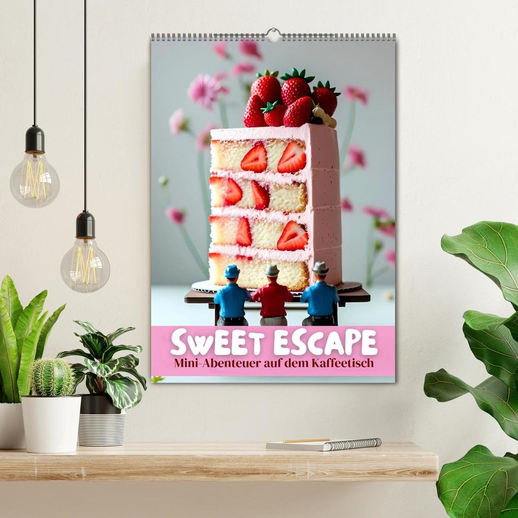 Weitere Ansicht: Sweet Escape - Mini-Abenteuer auf dem Küchentisch (Wandkalender 2026 DIN A2 hoch), CALVENDO Monatskalender | Renaissance Soul, Calvendo