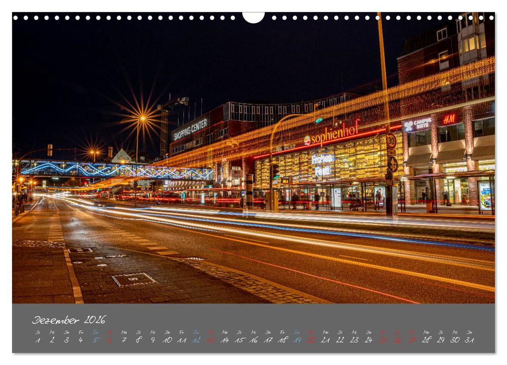 Weitere Ansicht: So schön ist Kiel im Dunkeln (Wandkalender 2026 DIN A3 quer), CALVENDO Monatskalender | Karsten Rahn, Calvendo