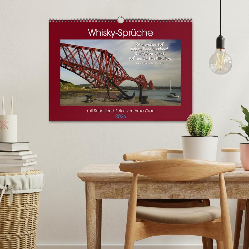 Weitere Ansicht: Whisky-Sprüche (Wandkalender 2026 DIN A3 quer), CALVENDO Monatskalender | Anke Grau, Calvendo