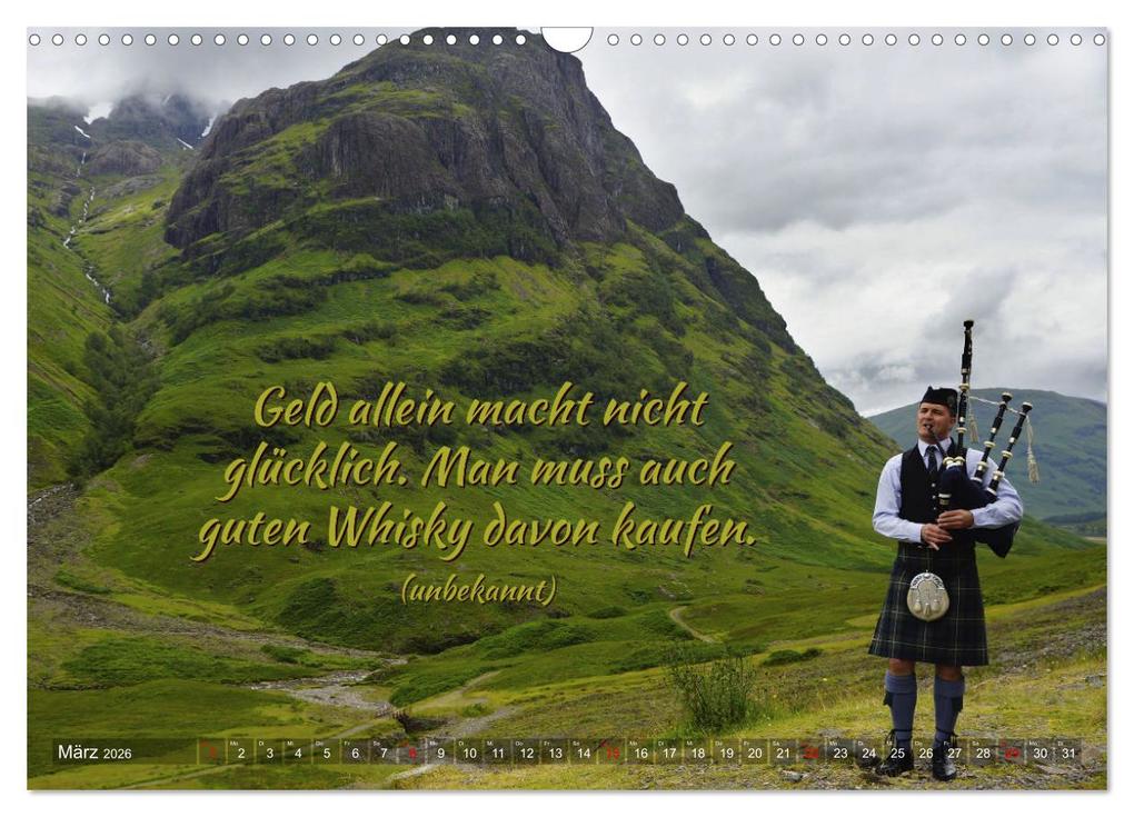 Weitere Ansicht: Whisky-Sprüche (Wandkalender 2026 DIN A3 quer), CALVENDO Monatskalender | Anke Grau, Calvendo