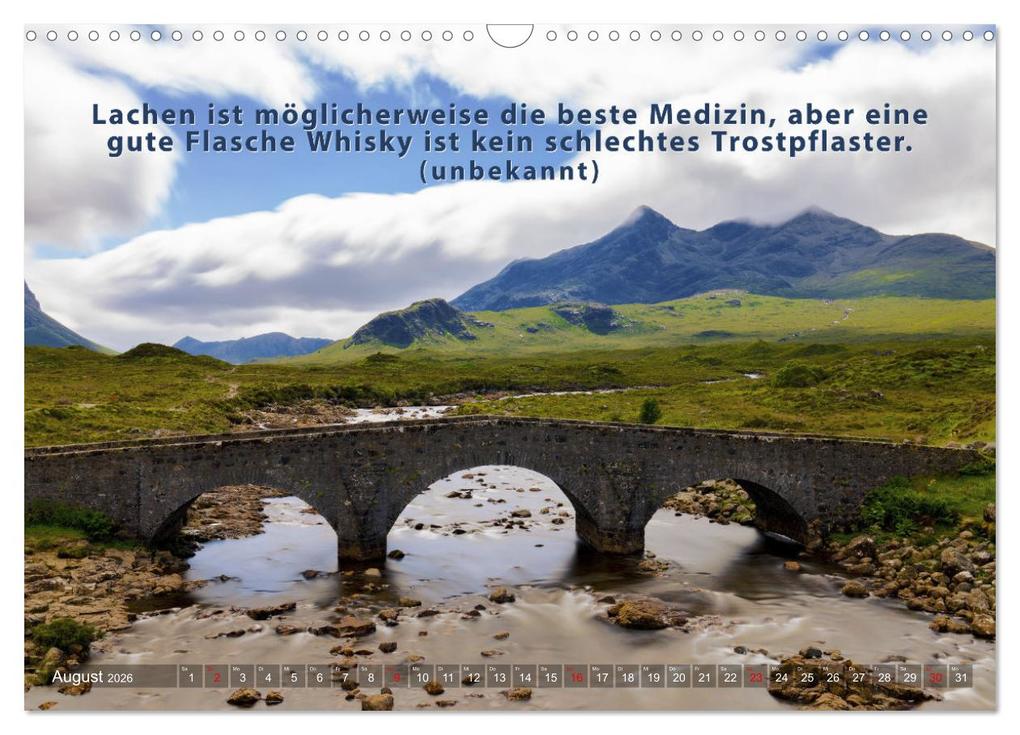 Weitere Ansicht: Whisky-Sprüche (Wandkalender 2026 DIN A3 quer), CALVENDO Monatskalender | Anke Grau, Calvendo