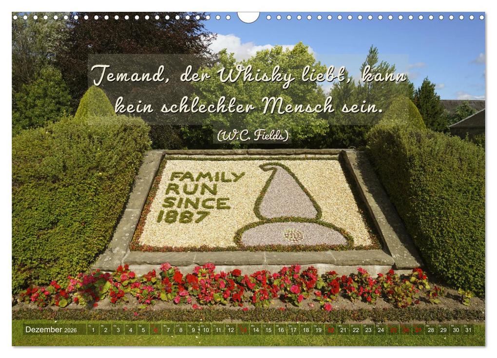 Weitere Ansicht: Whisky-Sprüche (Wandkalender 2026 DIN A3 quer), CALVENDO Monatskalender | Anke Grau, Calvendo