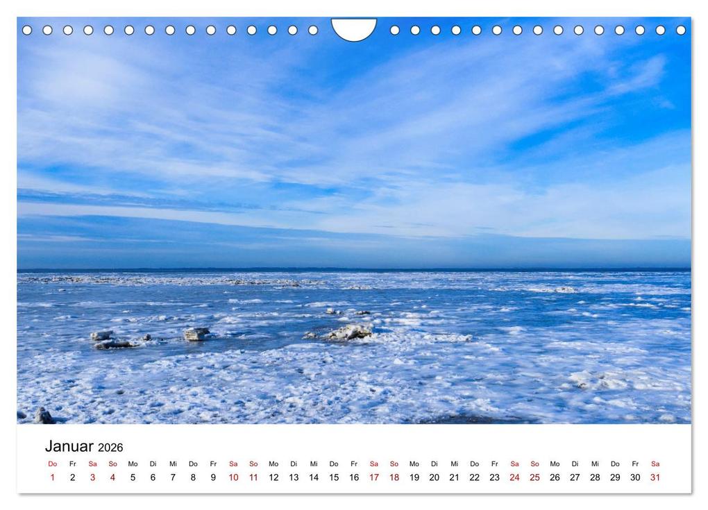Weitere Ansicht: Ostfriesland - Ein Jahr in Bildern (Wandkalender 2026 DIN A4 quer), CALVENDO Monatskalender | Heidi Bollich, Calvendo