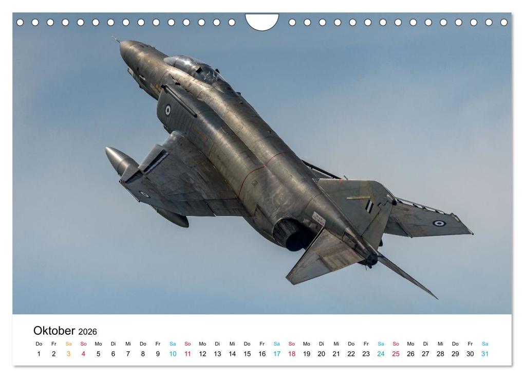 Weitere Ansicht: Die letzten McDonnell Douglas F-4 Phantom II (Wandkalender 2026 DIN A4 quer), CALVENDO Monatskalender | Björn Engelke, Calvendo
