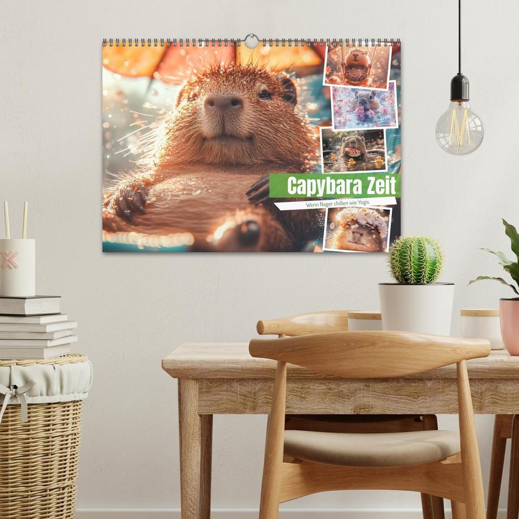 Weitere Ansicht: Capybara Zeit (Wandkalender 2026 DIN A3 quer), CALVENDO Monatskalender | Steffen Gierok-Latniak, Calvendo