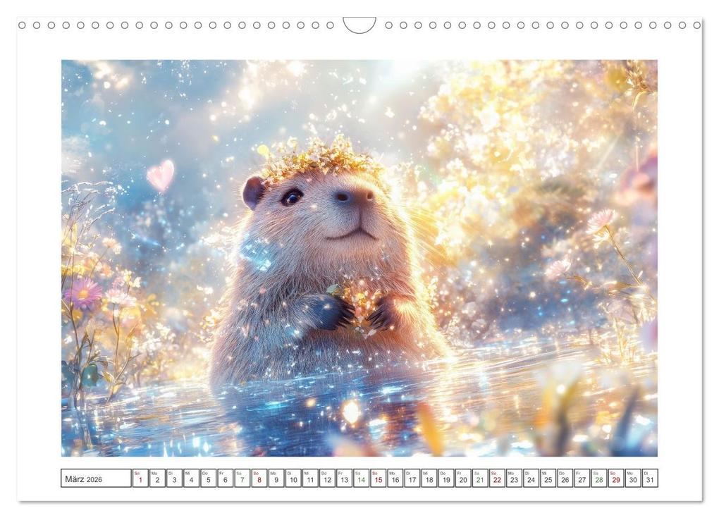 Weitere Ansicht: Capybara Zeit (Wandkalender 2026 DIN A3 quer), CALVENDO Monatskalender | Steffen Gierok-Latniak, Calvendo