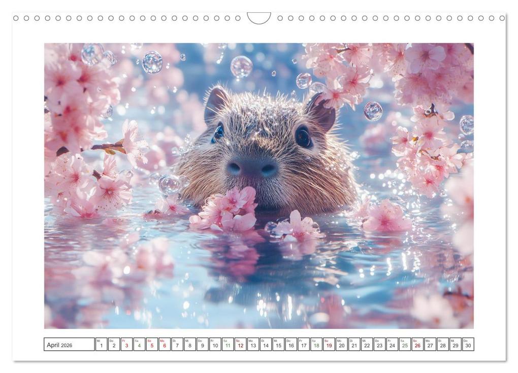 Weitere Ansicht: Capybara Zeit (Wandkalender 2026 DIN A3 quer), CALVENDO Monatskalender | Steffen Gierok-Latniak, Calvendo