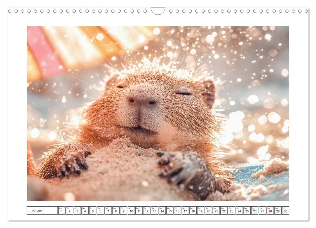 Weitere Ansicht: Capybara Zeit (Wandkalender 2026 DIN A3 quer), CALVENDO Monatskalender | Steffen Gierok-Latniak, Calvendo