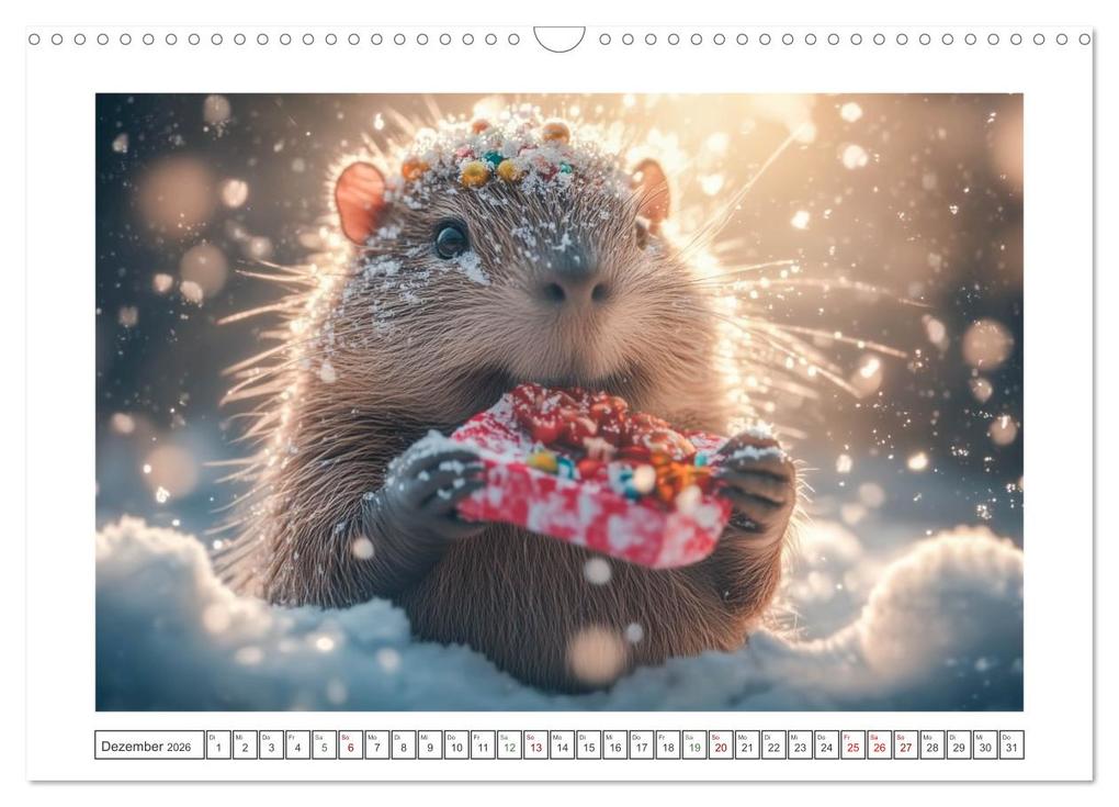Weitere Ansicht: Capybara Zeit (Wandkalender 2026 DIN A3 quer), CALVENDO Monatskalender | Steffen Gierok-Latniak, Calvendo