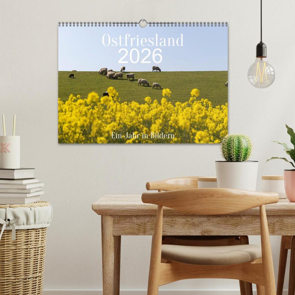 Weitere Ansicht: Ostfriesland - Ein Jahr in Bildern (Wandkalender 2026 DIN A3 quer), CALVENDO Monatskalender | Heidi Bollich, Calvendo