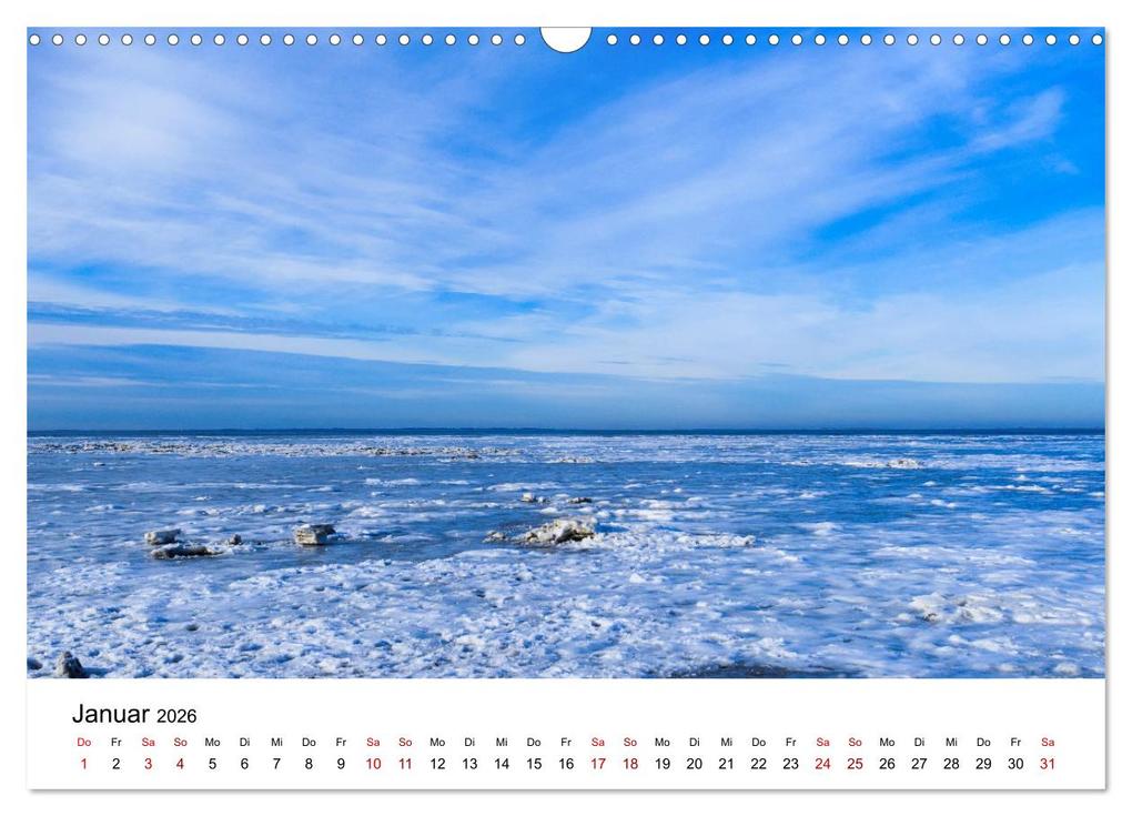 Weitere Ansicht: Ostfriesland - Ein Jahr in Bildern (Wandkalender 2026 DIN A3 quer), CALVENDO Monatskalender | Heidi Bollich, Calvendo