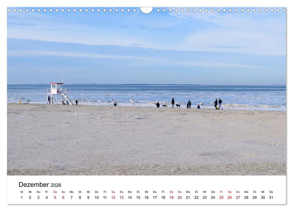 Weitere Ansicht: Ostfriesland - Ein Jahr in Bildern (Wandkalender 2026 DIN A3 quer), CALVENDO Monatskalender | Heidi Bollich, Calvendo