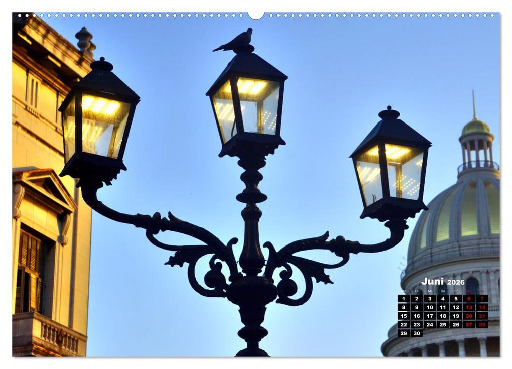 Weitere Ansicht: Licht-Blicke - Strahlendes Havanna (hochwertiger Premium Wandkalender 2026 DIN A2 quer), Kunstdruck in Hochglanz | Henning von Löwis of Menar, Calvendo