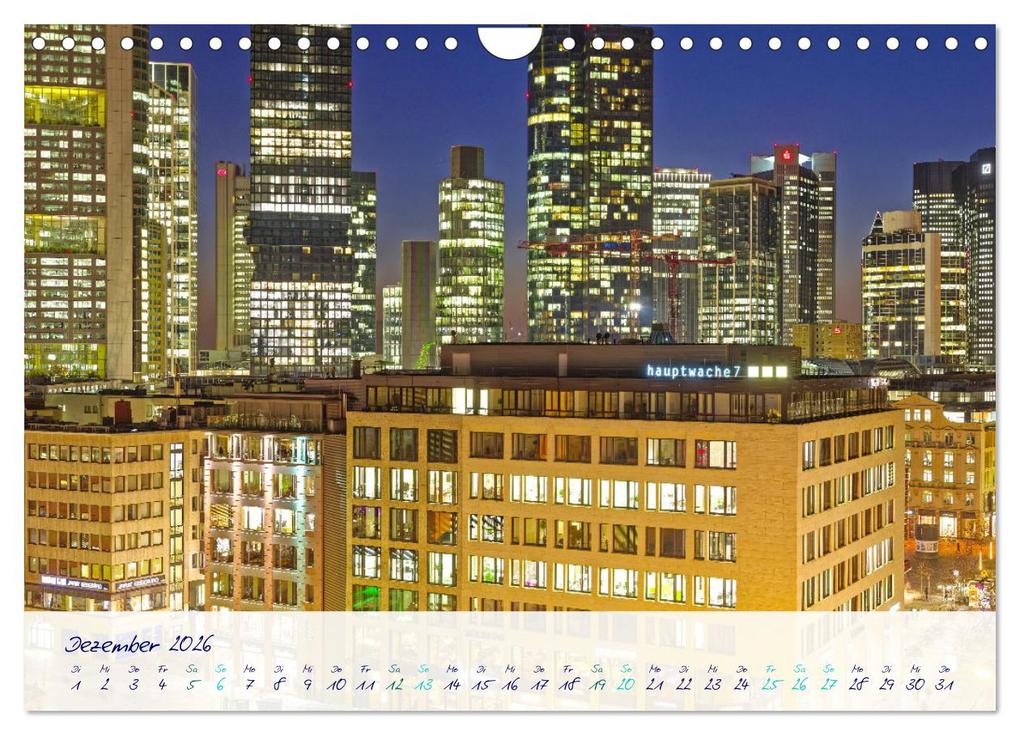 Weitere Ansicht: Furioses Frankfurt am Main (Wandkalender 2026 DIN A4 quer), CALVENDO Monatskalender | Hans Rodewald CreativK Deutschland, Calvendo