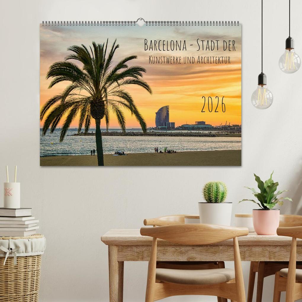 Weitere Ansicht: Barcelona - Stadt der Kunstwerke und Architektur (Wandkalender 2026 DIN A2 quer), CALVENDO Monatskalender | Solveig Rogalski, Calvendo