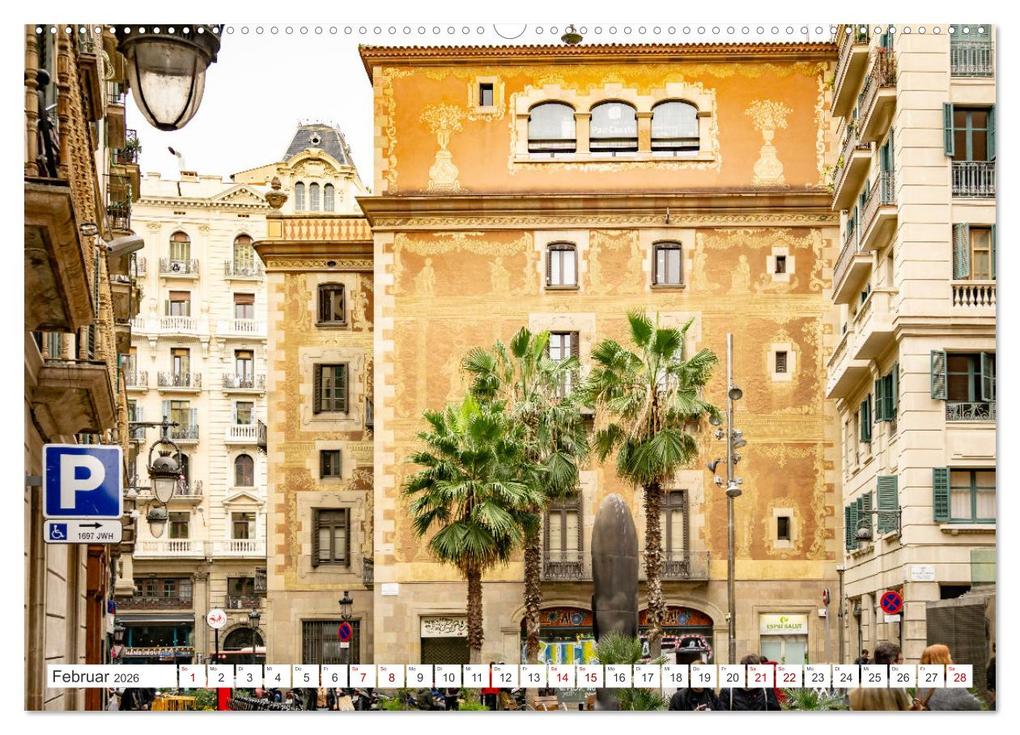 Weitere Ansicht: Barcelona - Stadt der Kunstwerke und Architektur (Wandkalender 2026 DIN A2 quer), CALVENDO Monatskalender | Solveig Rogalski, Calvendo