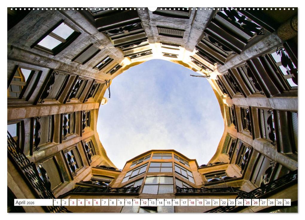 Weitere Ansicht: Barcelona - Stadt der Kunstwerke und Architektur (Wandkalender 2026 DIN A2 quer), CALVENDO Monatskalender | Solveig Rogalski, Calvendo