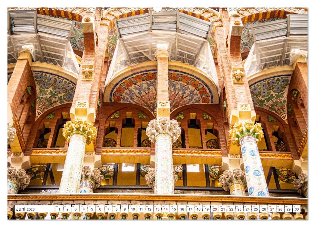 Weitere Ansicht: Barcelona - Stadt der Kunstwerke und Architektur (Wandkalender 2026 DIN A2 quer), CALVENDO Monatskalender | Solveig Rogalski, Calvendo