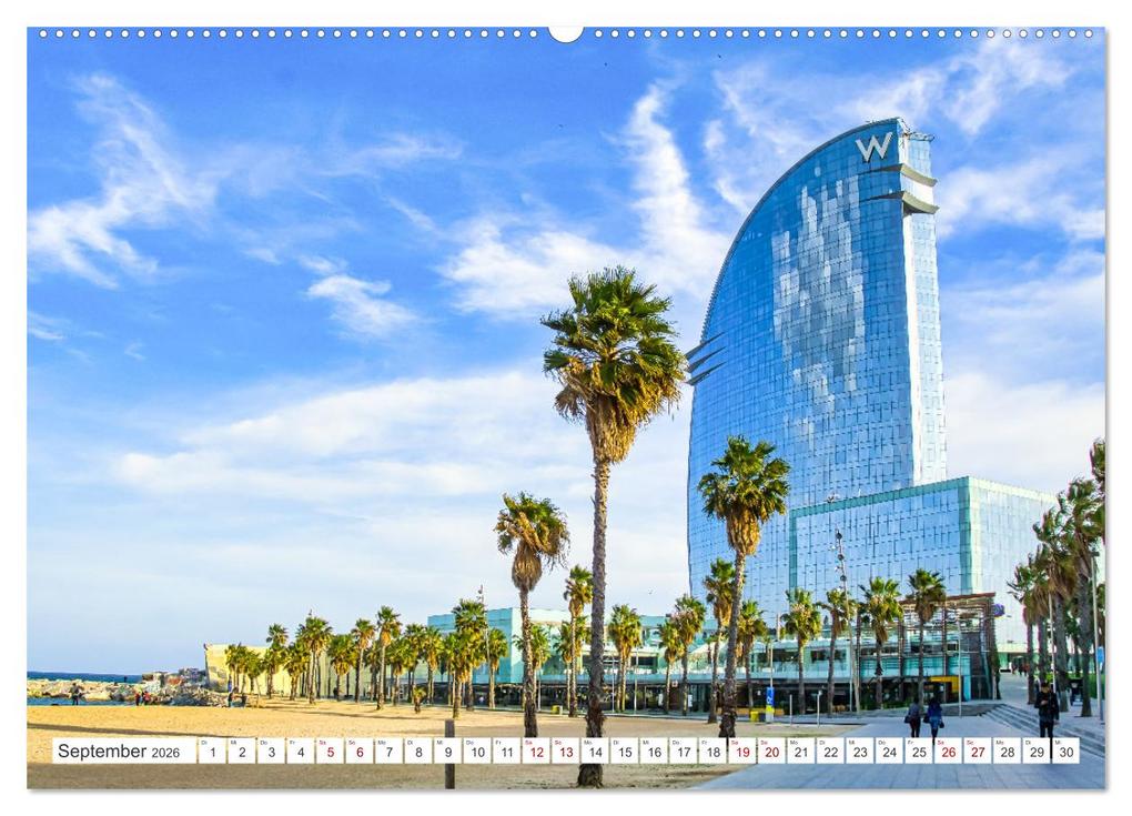 Weitere Ansicht: Barcelona - Stadt der Kunstwerke und Architektur (Wandkalender 2026 DIN A2 quer), CALVENDO Monatskalender | Solveig Rogalski, Calvendo