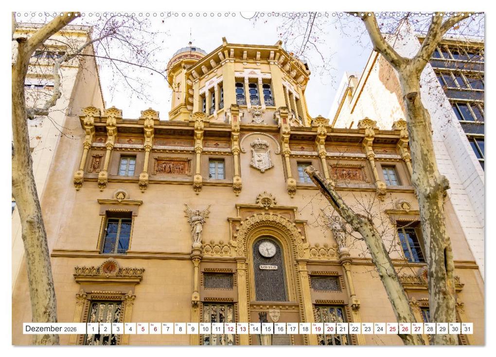 Weitere Ansicht: Barcelona - Stadt der Kunstwerke und Architektur (Wandkalender 2026 DIN A2 quer), CALVENDO Monatskalender | Solveig Rogalski, Calvendo