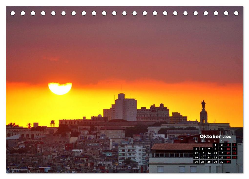 Weitere Ansicht: Licht-Blicke - Strahlendes Havanna (Tischkalender 2026 DIN A5 quer), CALVENDO Monatskalender | Henning von Löwis of Menar, Calvendo