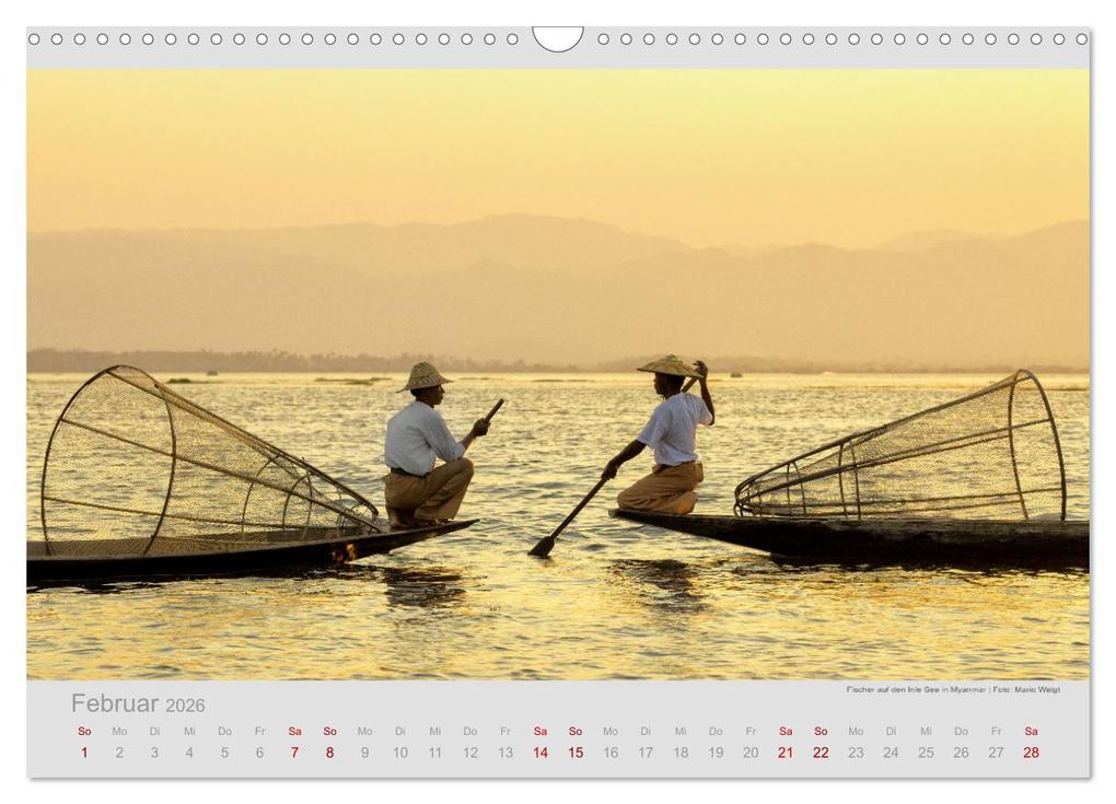 Weitere Ansicht: PETRI HEIL - Das Netz voller Fische (Wandkalender 2026 DIN A3 quer), CALVENDO Monatskalender | Calvendo, Globe VISUAL