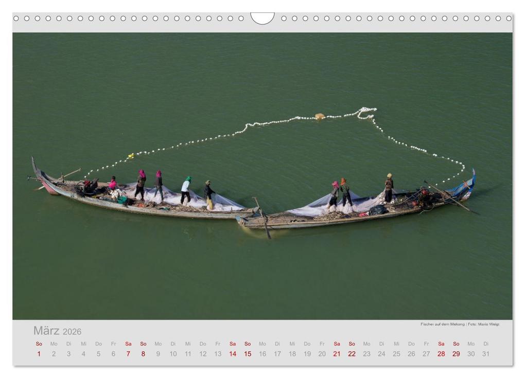 Weitere Ansicht: PETRI HEIL - Das Netz voller Fische (Wandkalender 2026 DIN A3 quer), CALVENDO Monatskalender | Calvendo, Globe VISUAL