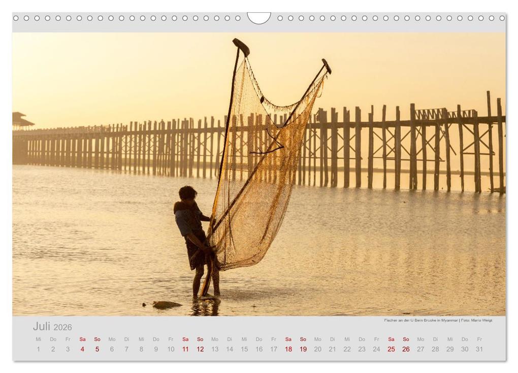 Weitere Ansicht: PETRI HEIL - Das Netz voller Fische (Wandkalender 2026 DIN A3 quer), CALVENDO Monatskalender | Calvendo, Globe VISUAL