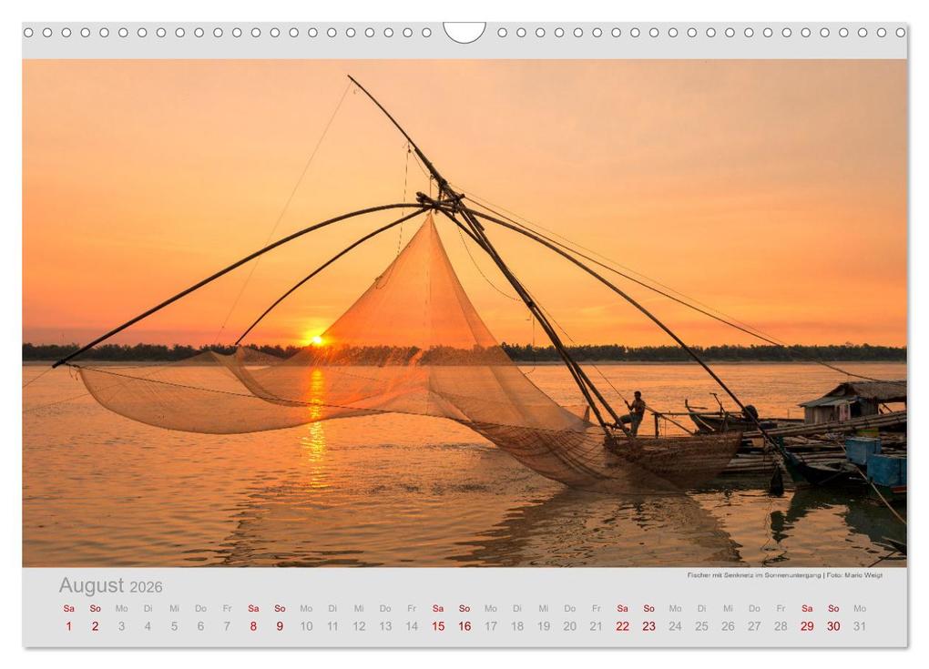 Weitere Ansicht: PETRI HEIL - Das Netz voller Fische (Wandkalender 2026 DIN A3 quer), CALVENDO Monatskalender | Calvendo, Globe VISUAL