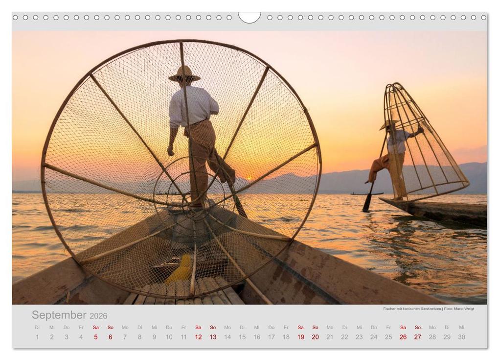 Weitere Ansicht: PETRI HEIL - Das Netz voller Fische (Wandkalender 2026 DIN A3 quer), CALVENDO Monatskalender | Calvendo, Globe VISUAL