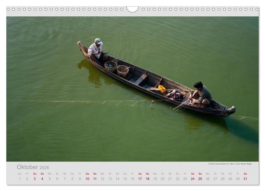 Weitere Ansicht: PETRI HEIL - Das Netz voller Fische (Wandkalender 2026 DIN A3 quer), CALVENDO Monatskalender | Calvendo, Globe VISUAL