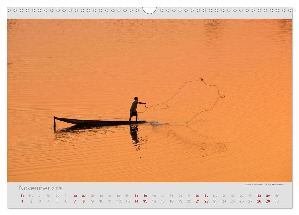 Weitere Ansicht: PETRI HEIL - Das Netz voller Fische (Wandkalender 2026 DIN A3 quer), CALVENDO Monatskalender | Calvendo, Globe VISUAL