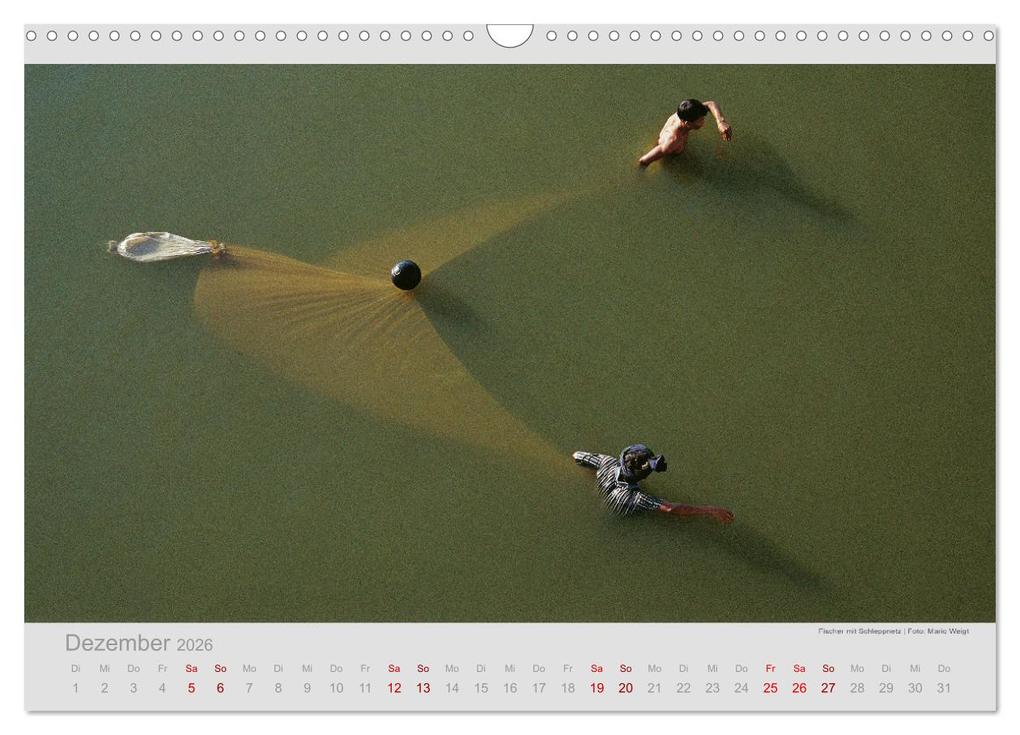 Weitere Ansicht: PETRI HEIL - Das Netz voller Fische (Wandkalender 2026 DIN A3 quer), CALVENDO Monatskalender | Calvendo, Globe VISUAL