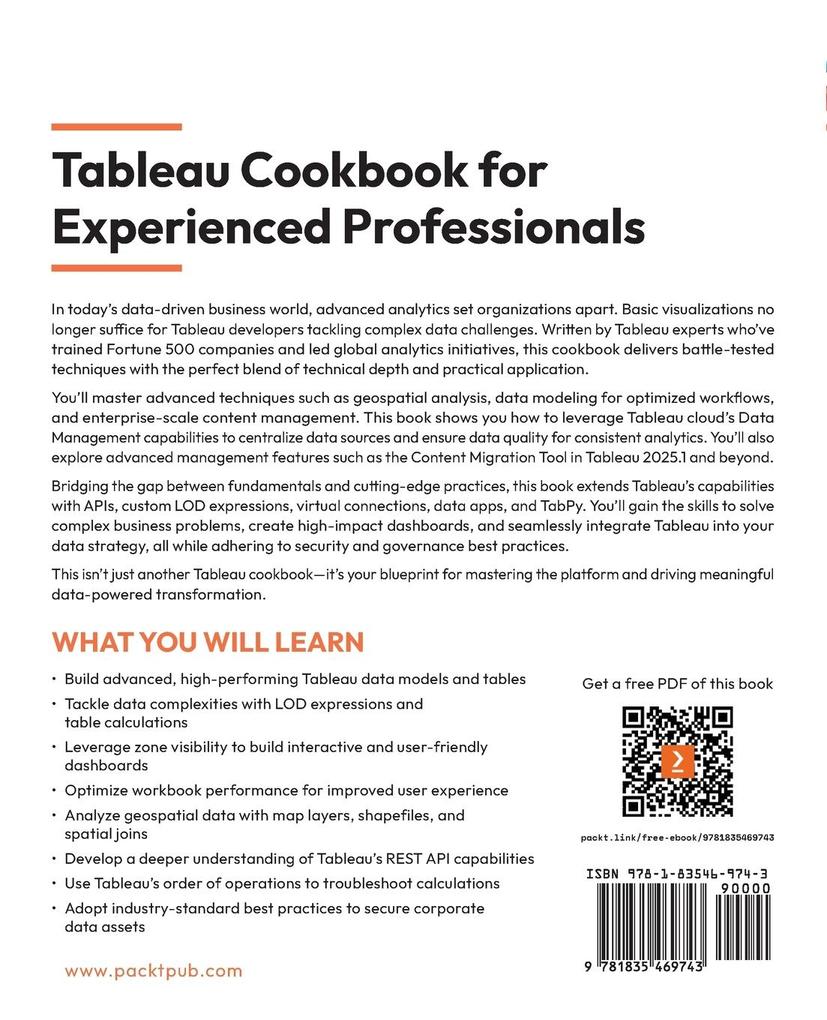 Weitere Ansicht: Tableau Cookbook for Experienced Professionals | Pablo Sáenz de Tejada, Daria Kirilenko