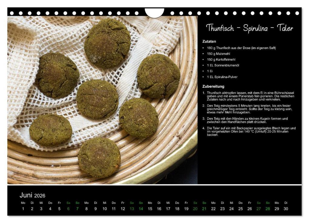 Weitere Ansicht: Hundekekse backen - Rezepte fürs ganze Jahr (Wandkalender 2026 DIN A4 quer), CALVENDO Monatskalender | Calvendo, Christina Williger